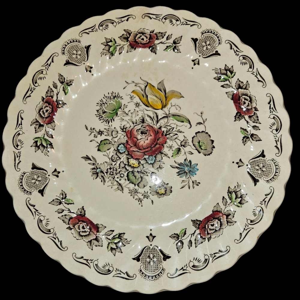 Vintage Staffordshire Plate